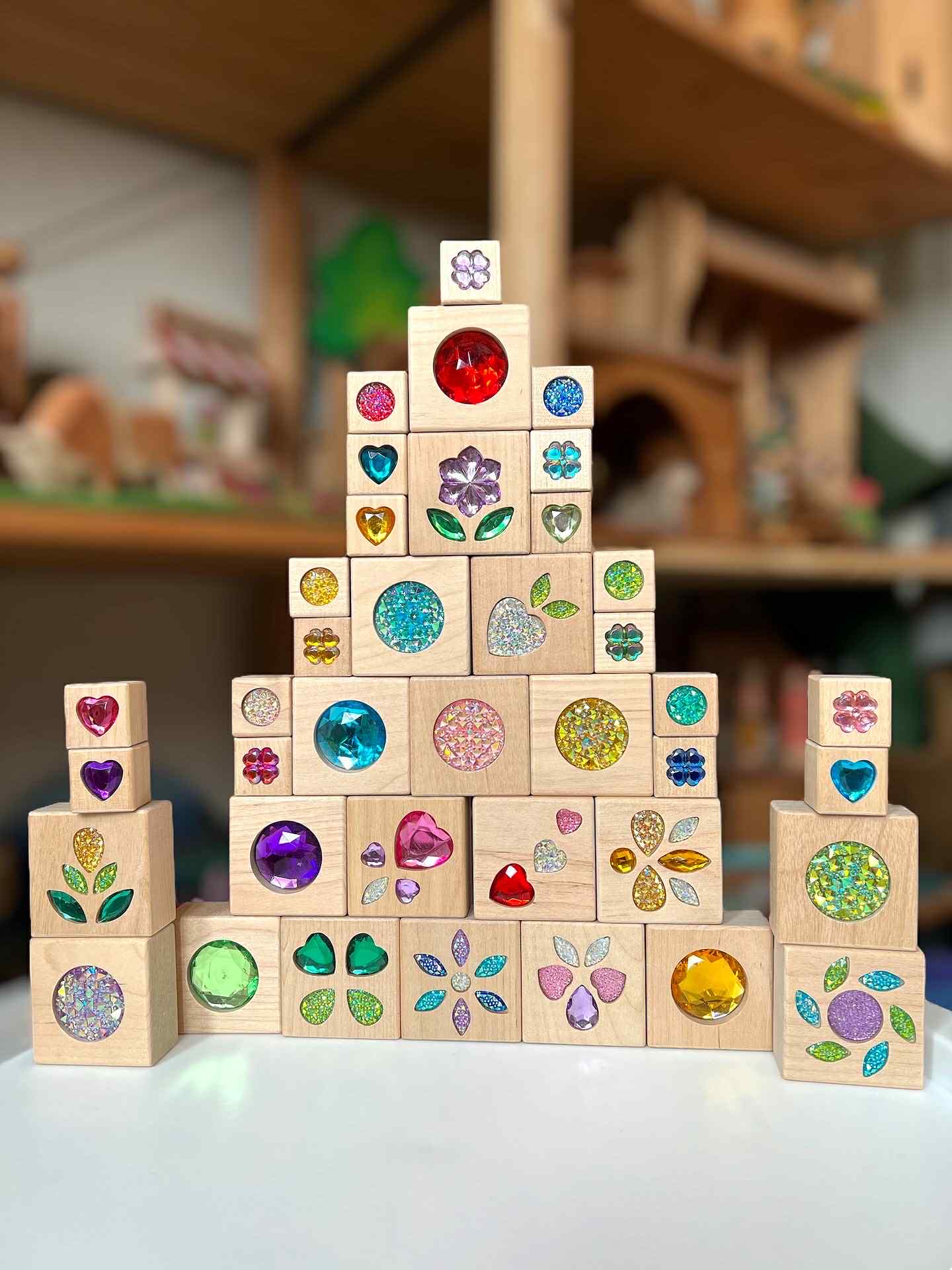 sparkle garden gem set – 30-piece small & 40-piece large sets