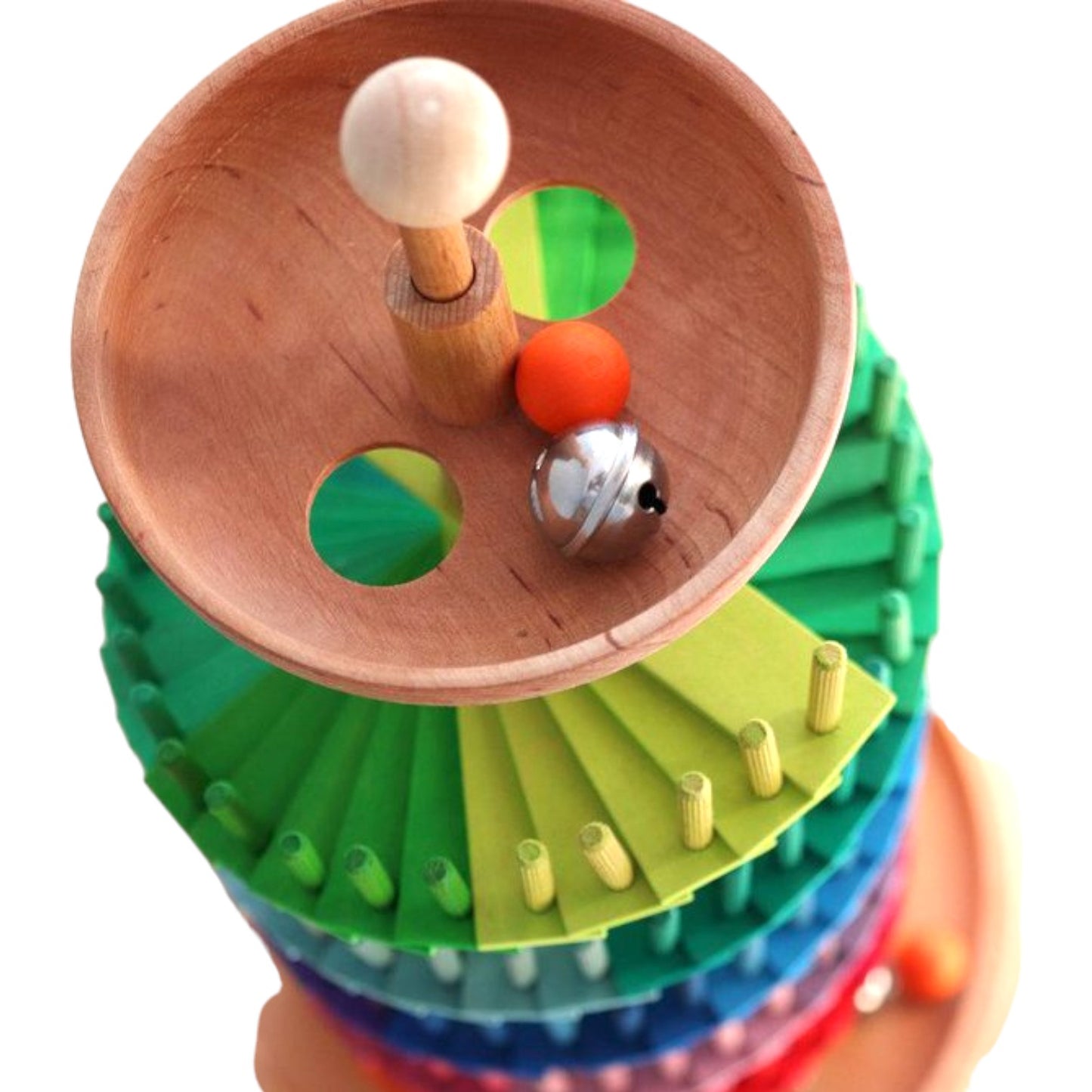 rainbow musical ball run assembly set