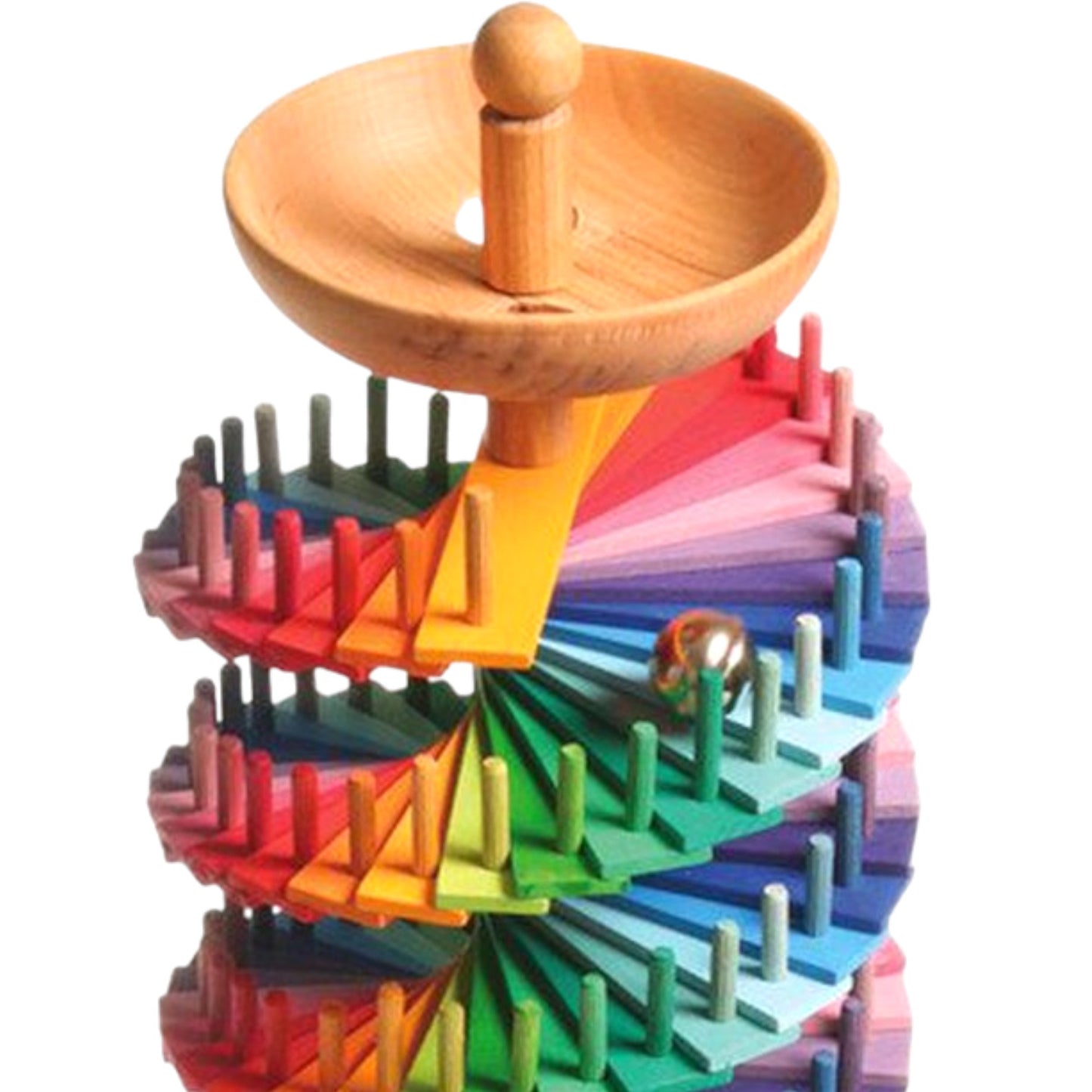 rainbow musical ball run assembly set