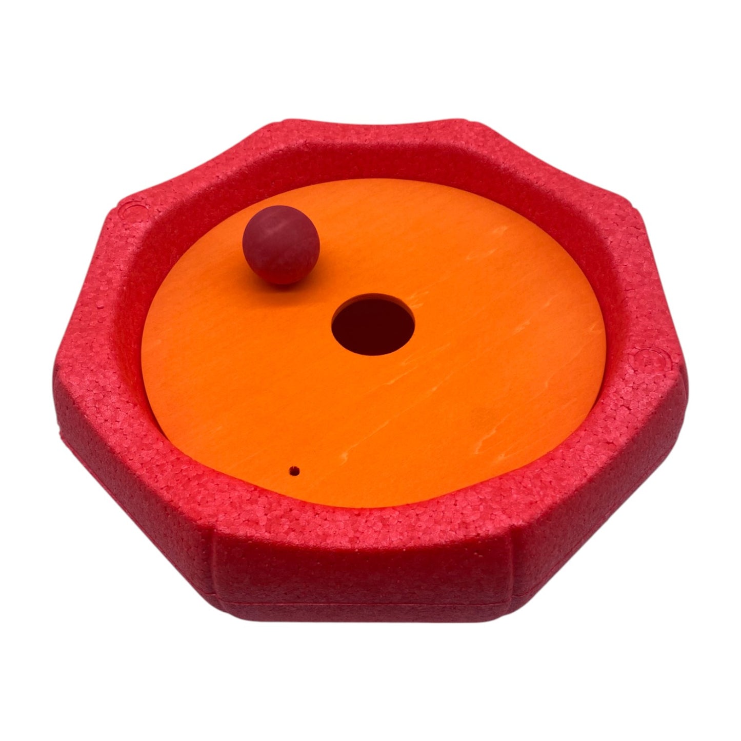 6-piece rolling discs set for stepping stones – includes 6 wooden balls in varying sizes