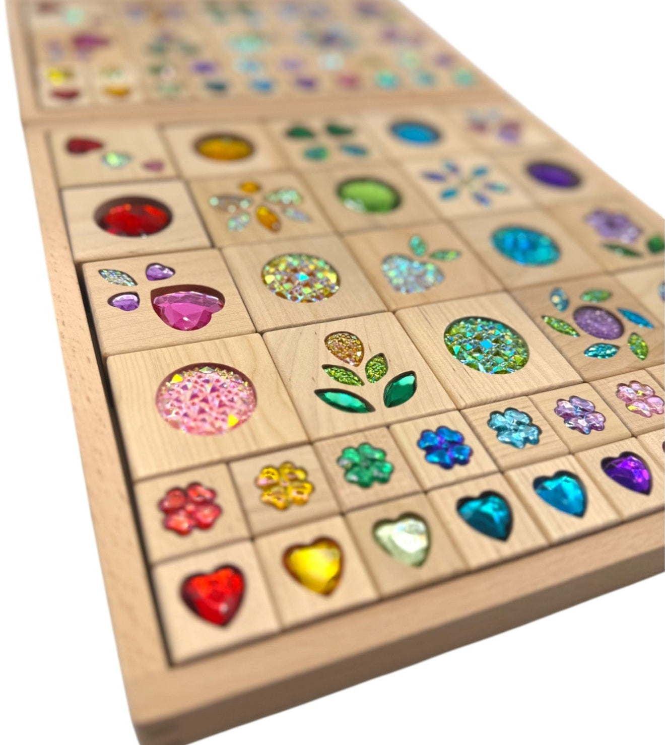 sparkle garden gem set – 30-piece small & 40-piece large sets