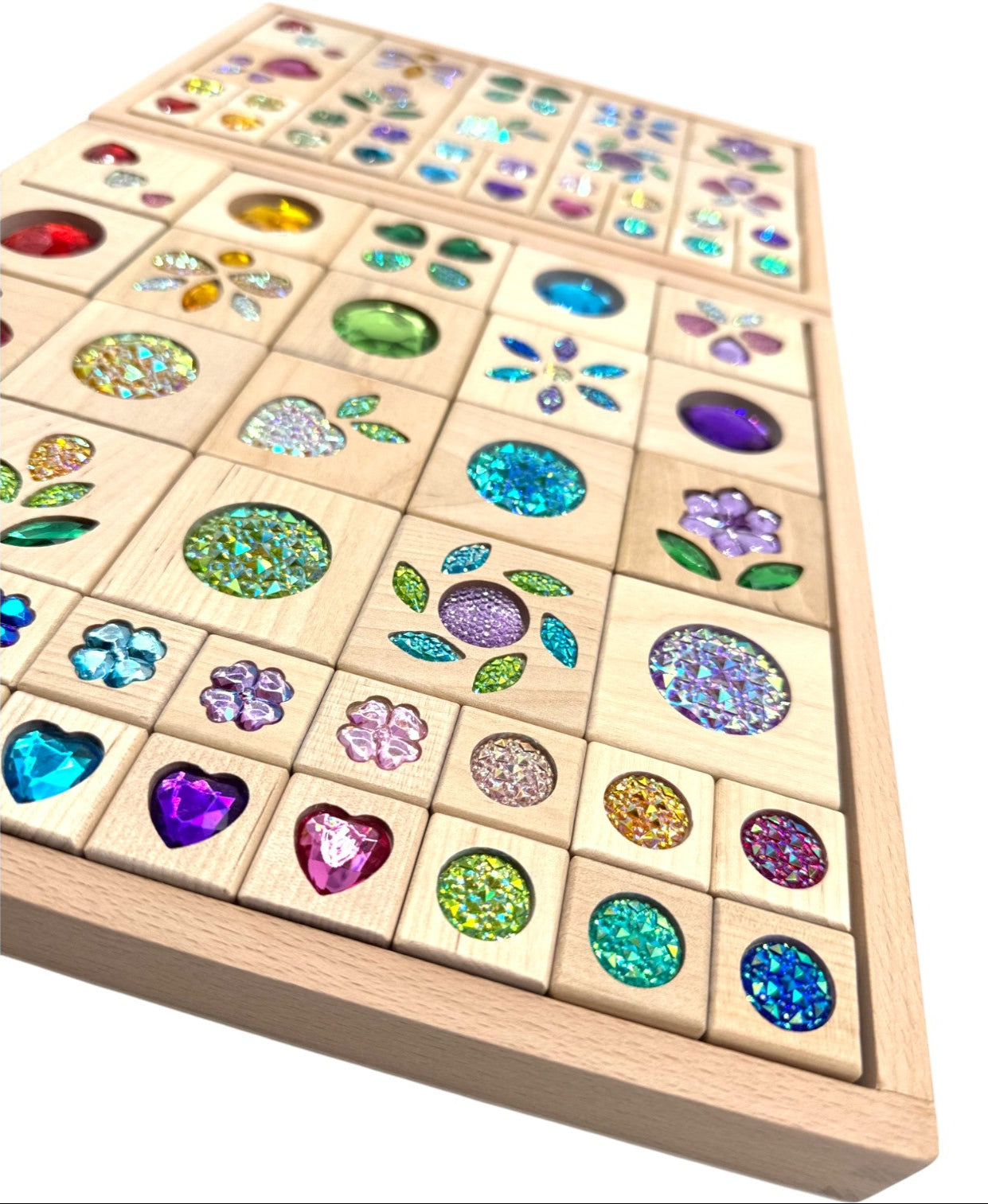 sparkle garden gem set – 30-piece small & 40-piece large sets