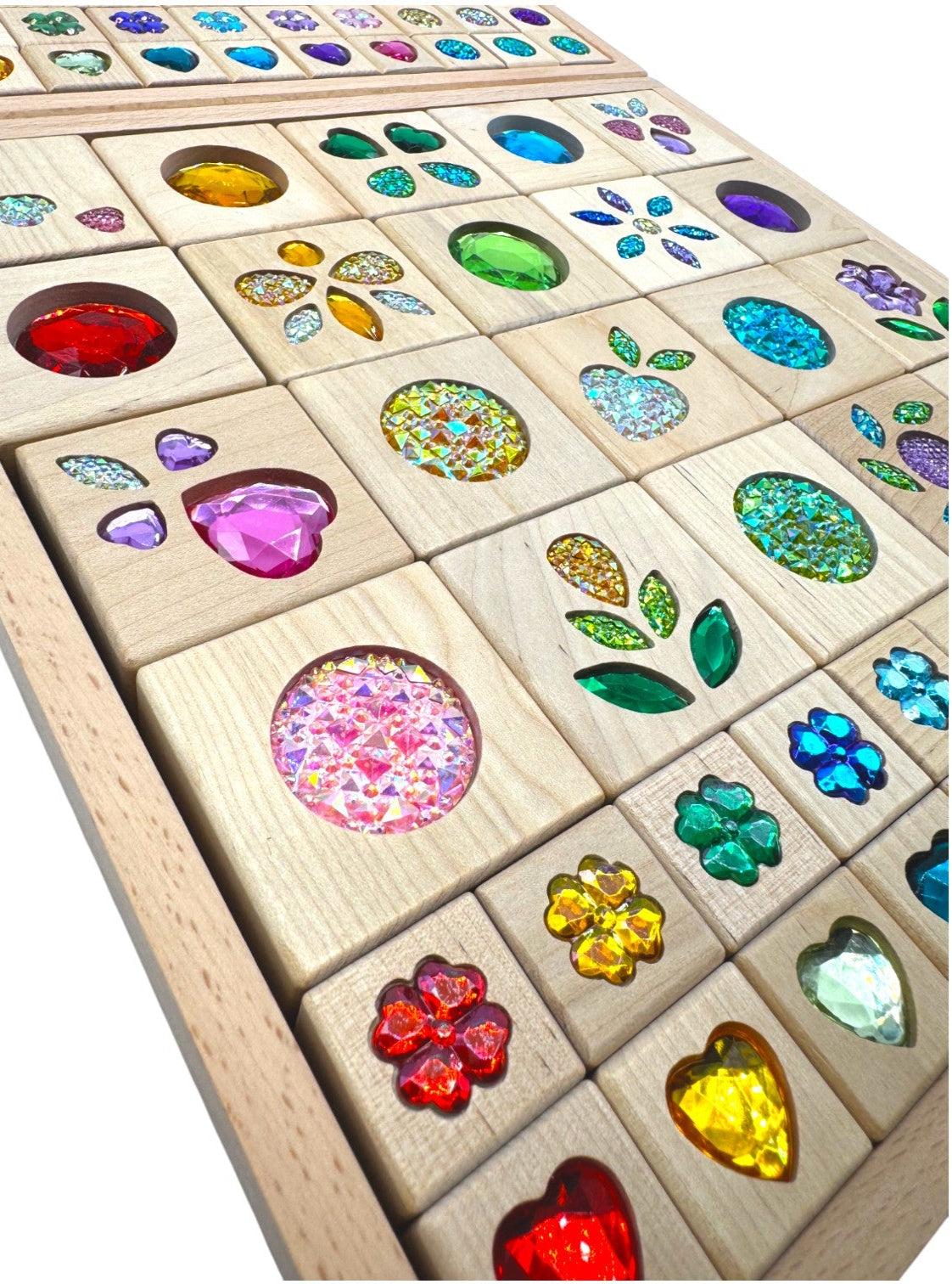 sparkle garden gem set – 30-piece small & 40-piece large sets
