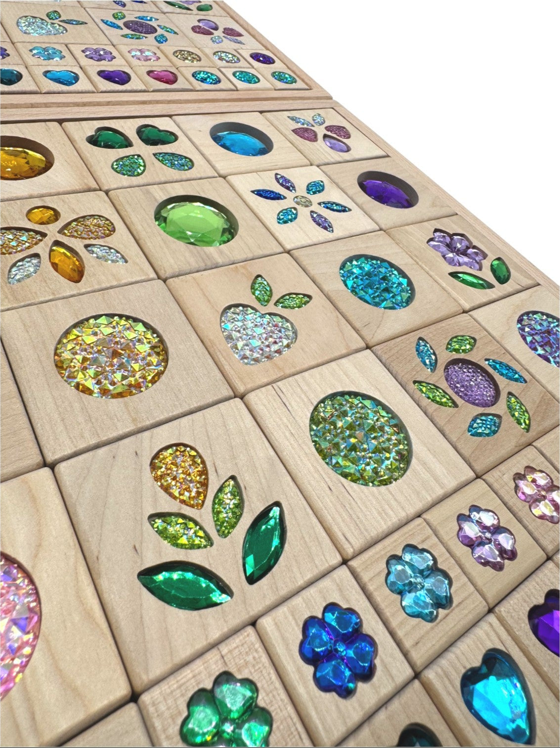 sparkle garden gem set – 30-piece small & 40-piece large sets