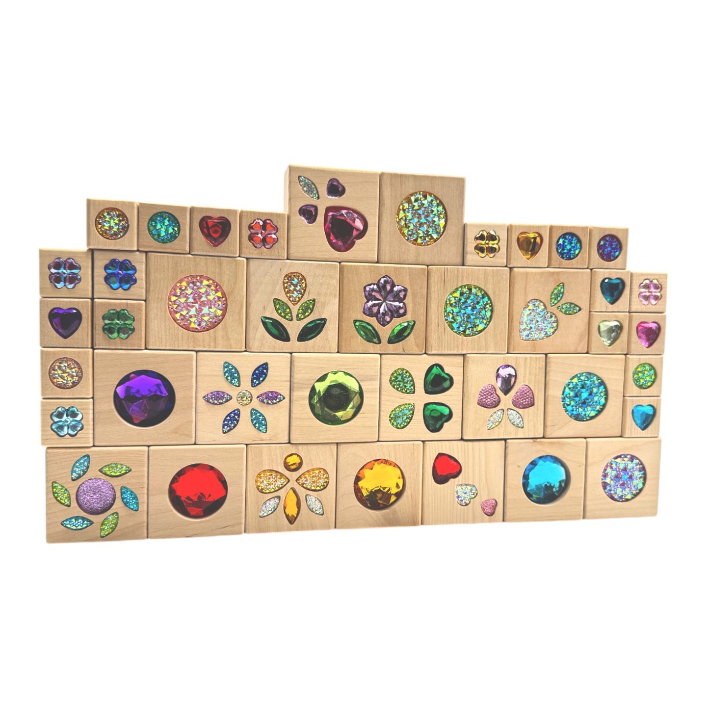 sparkle garden gem set – 30-piece small & 40-piece large sets