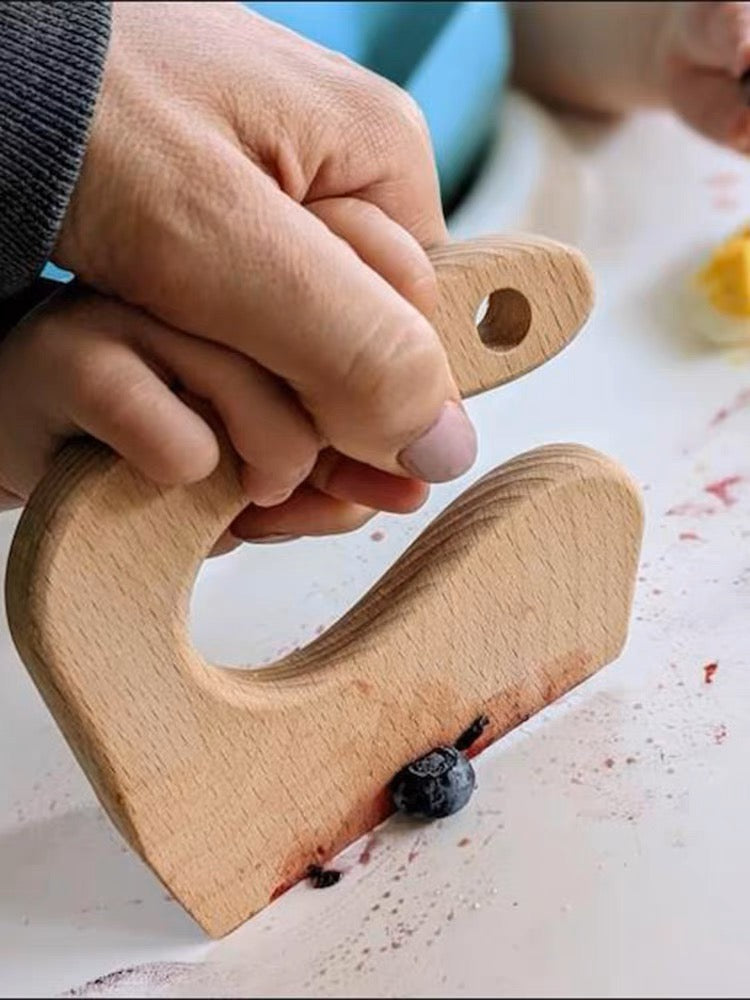 **pre-order (ships in 2-3 weeks)**mini wooden cutter/knife/kitchen helper for kids