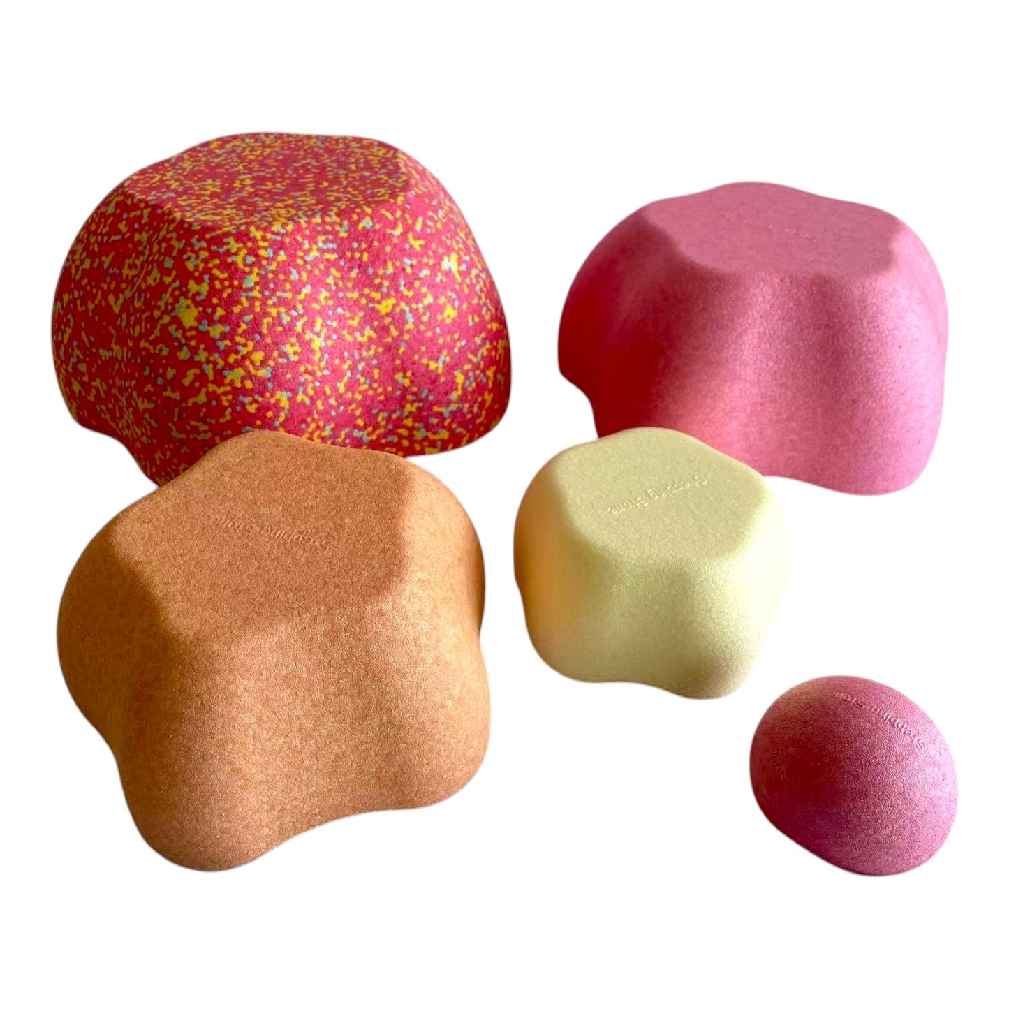 5 pcs nesting inside star stones set