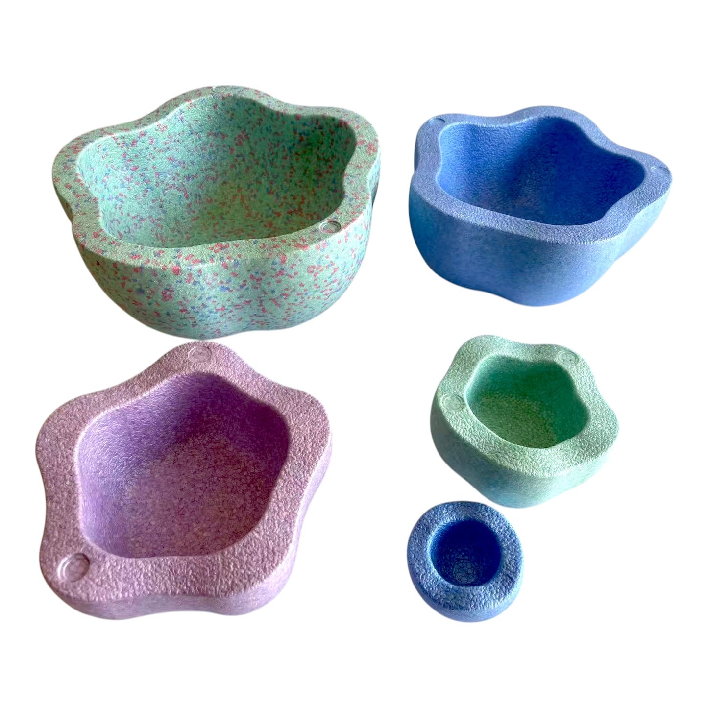 5 pcs nesting inside star stones set
