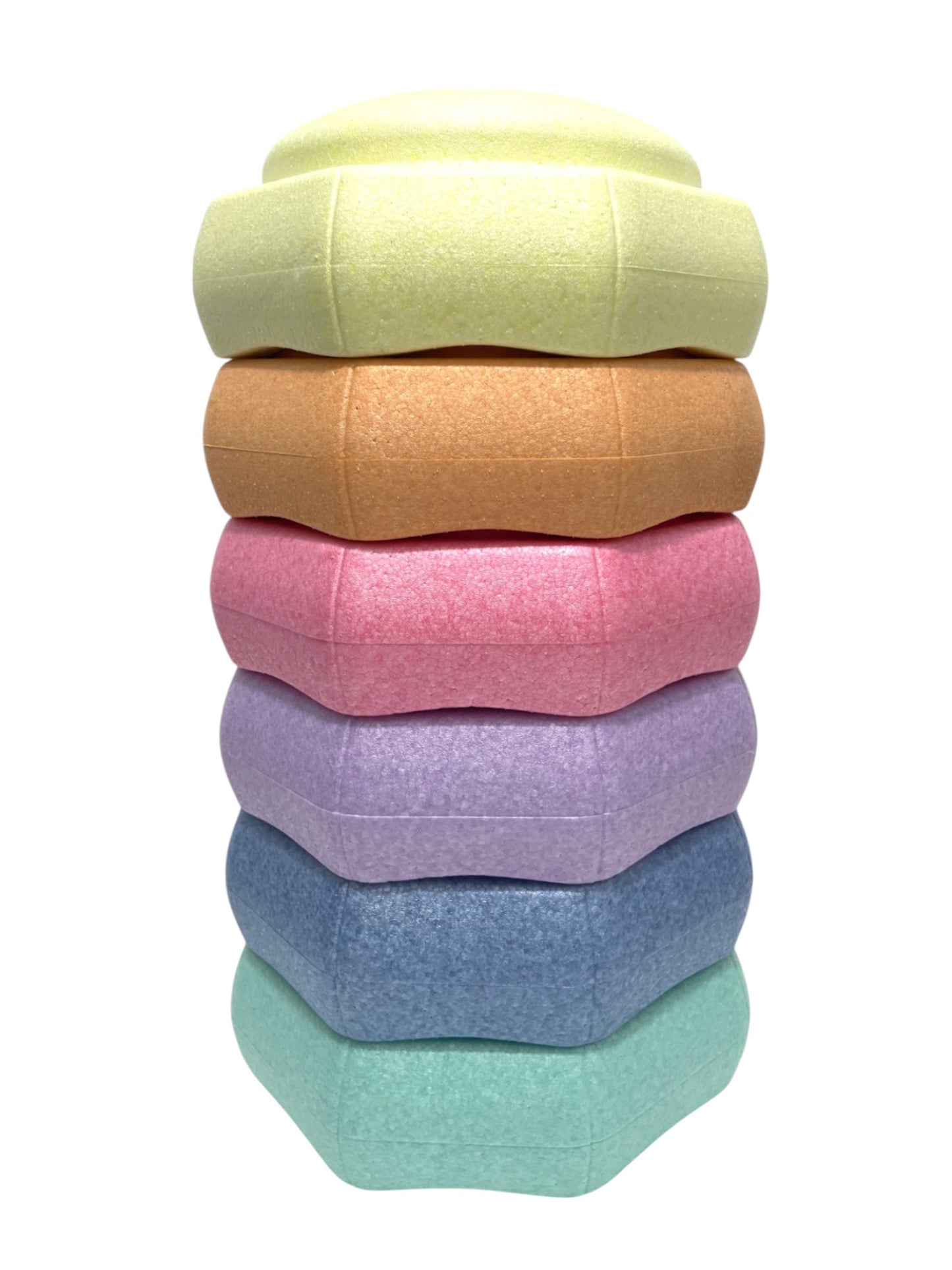 pastel orange stepping stone (single piece)