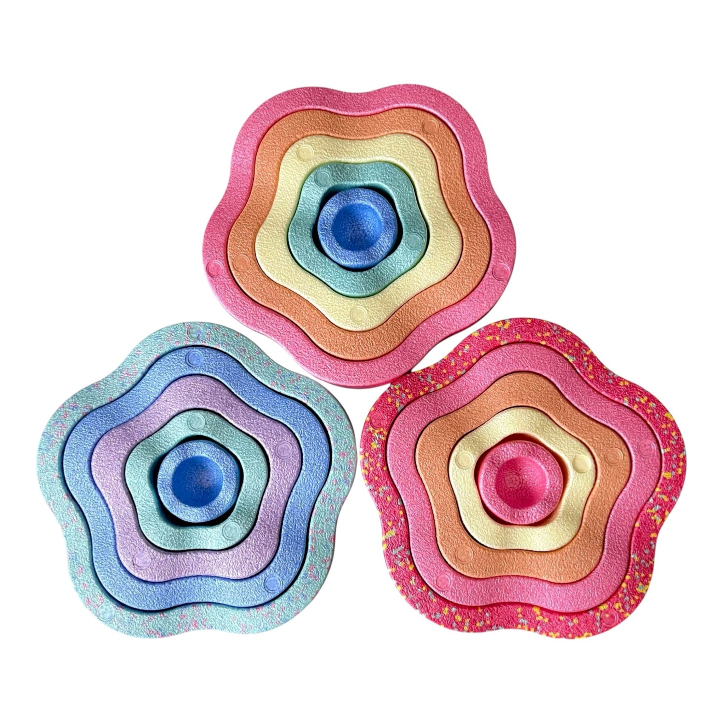 5 pcs nesting inside star stones set