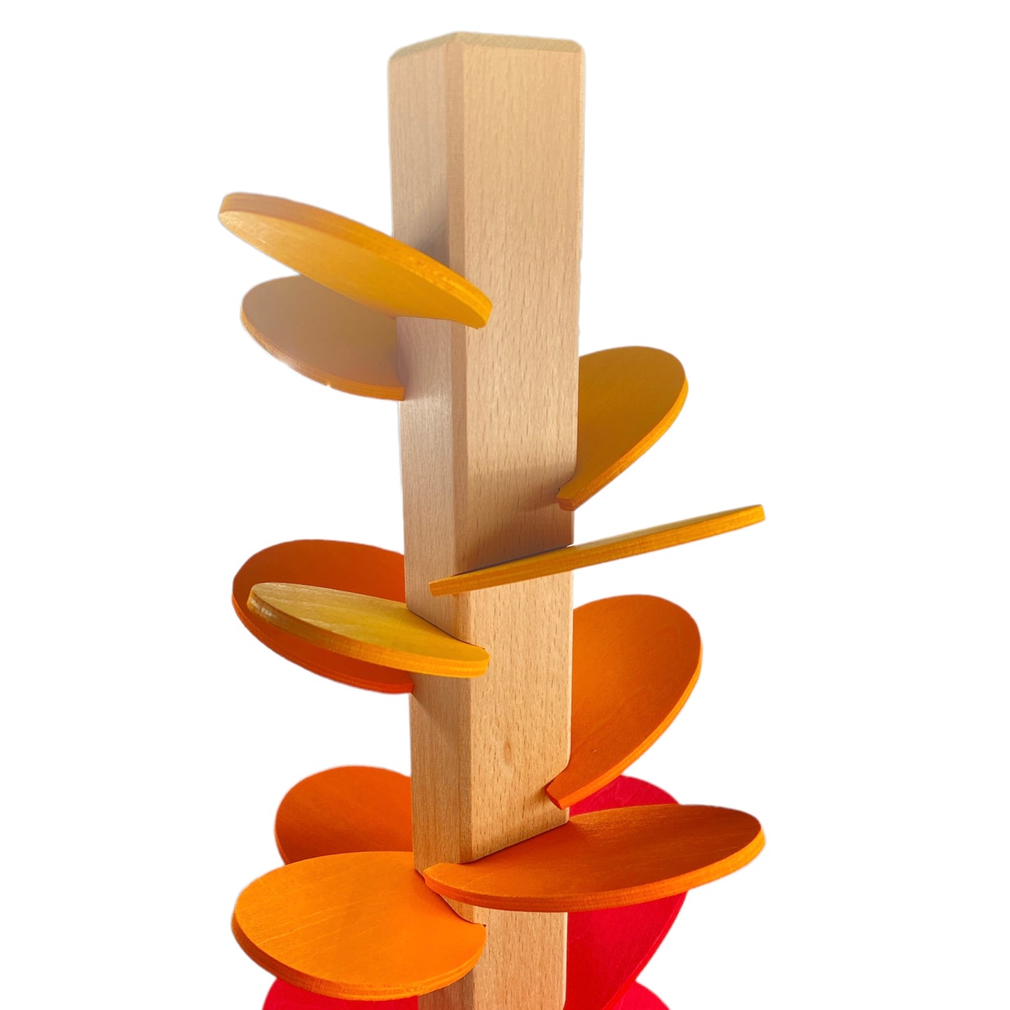 new large marble tree in primary rainbow colors