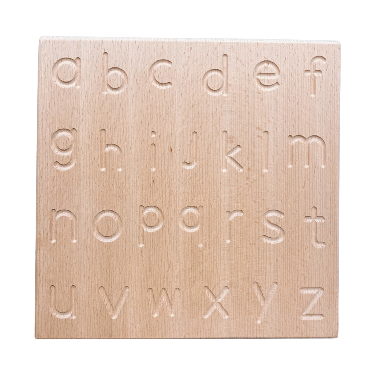 alphabet wooden tracing board reversible abc learning & education aid