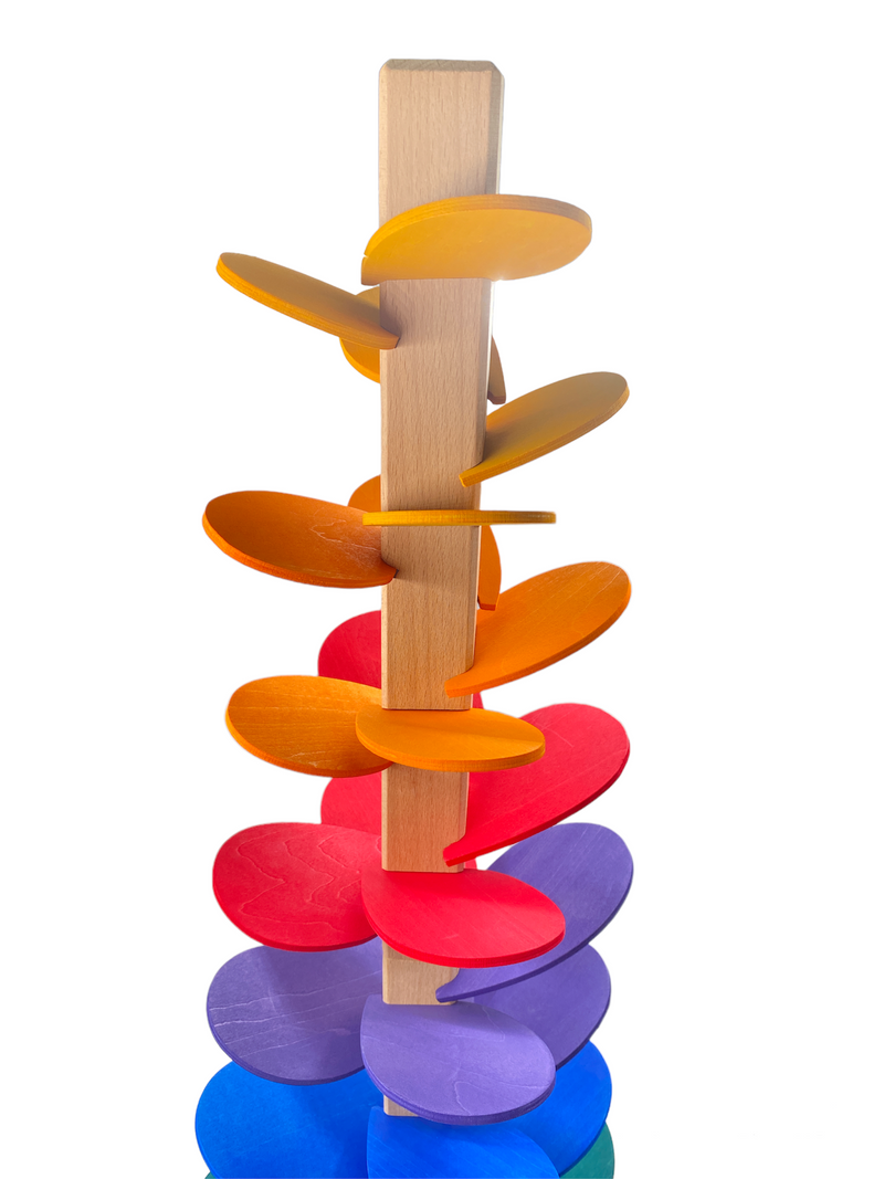 Wooden tree marble 2024 run