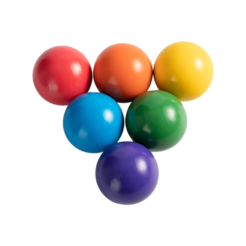 Grapat 6 Coloured Wooden Balls