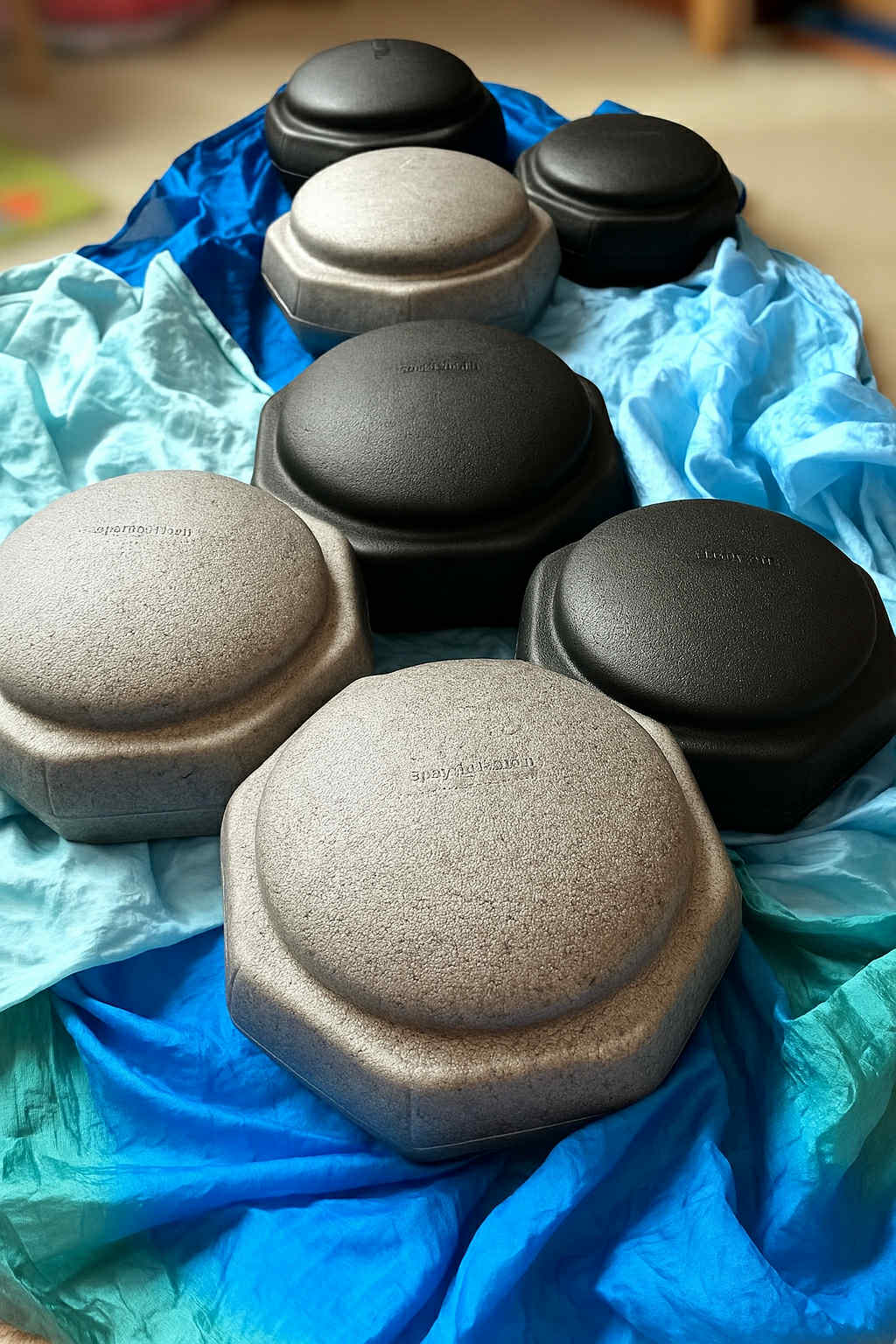 special offer – 6 eerie adventures stepping stones in black & gray