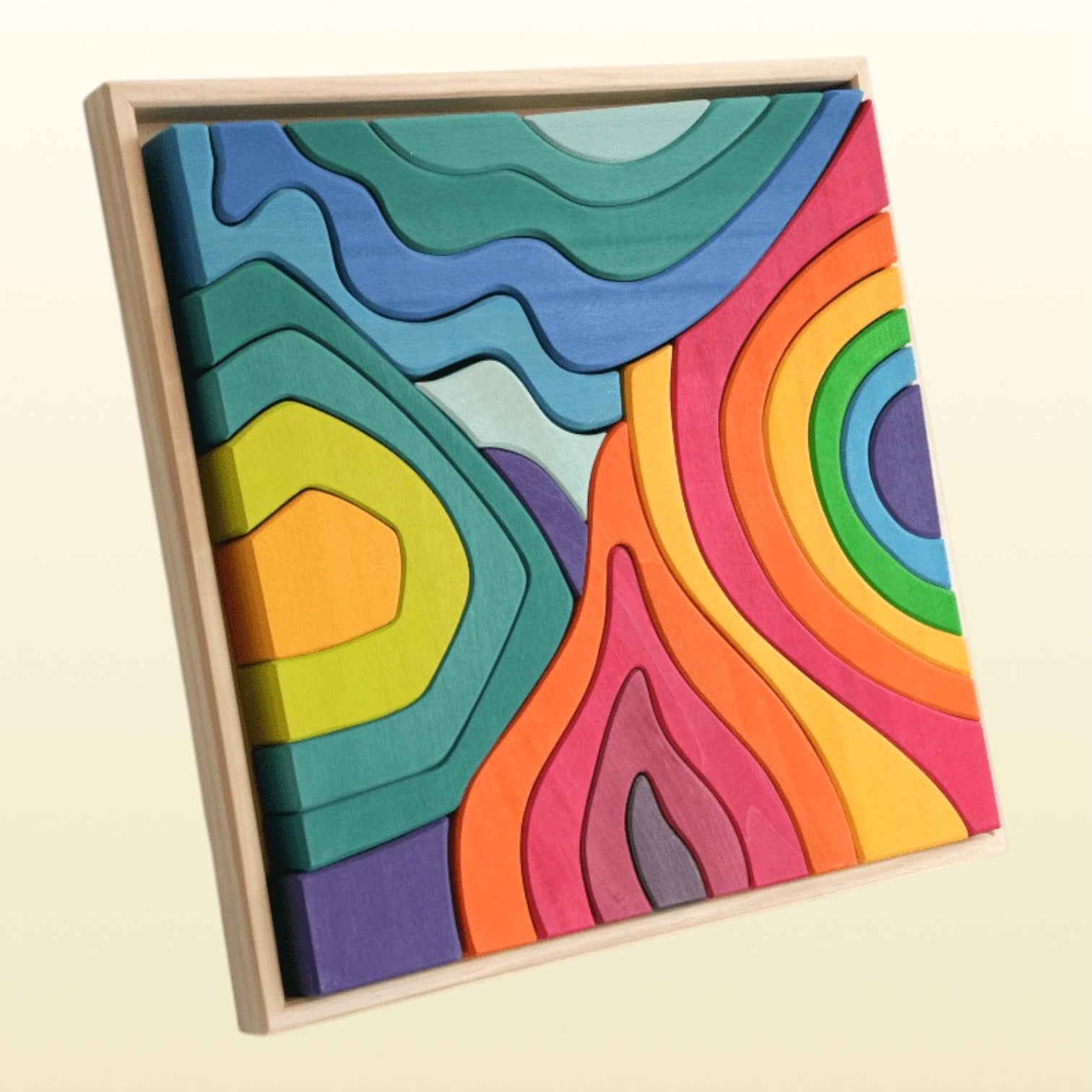 Rainbow デラックスエディション４枚セット Pre-order (Ships in 2-3 Weeks)**Large STAINED Four Elements Wooden