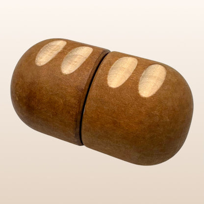 5-Piece Wooden Bread Play Food Set | Realistic Bakery Pretend Play Toy