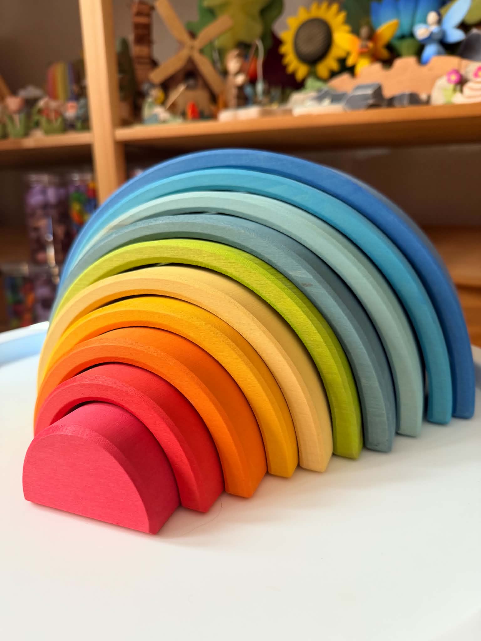 Pre-order (Ships in 2-3 Weeks)**10-Piece Stained Sunrise Rainbow