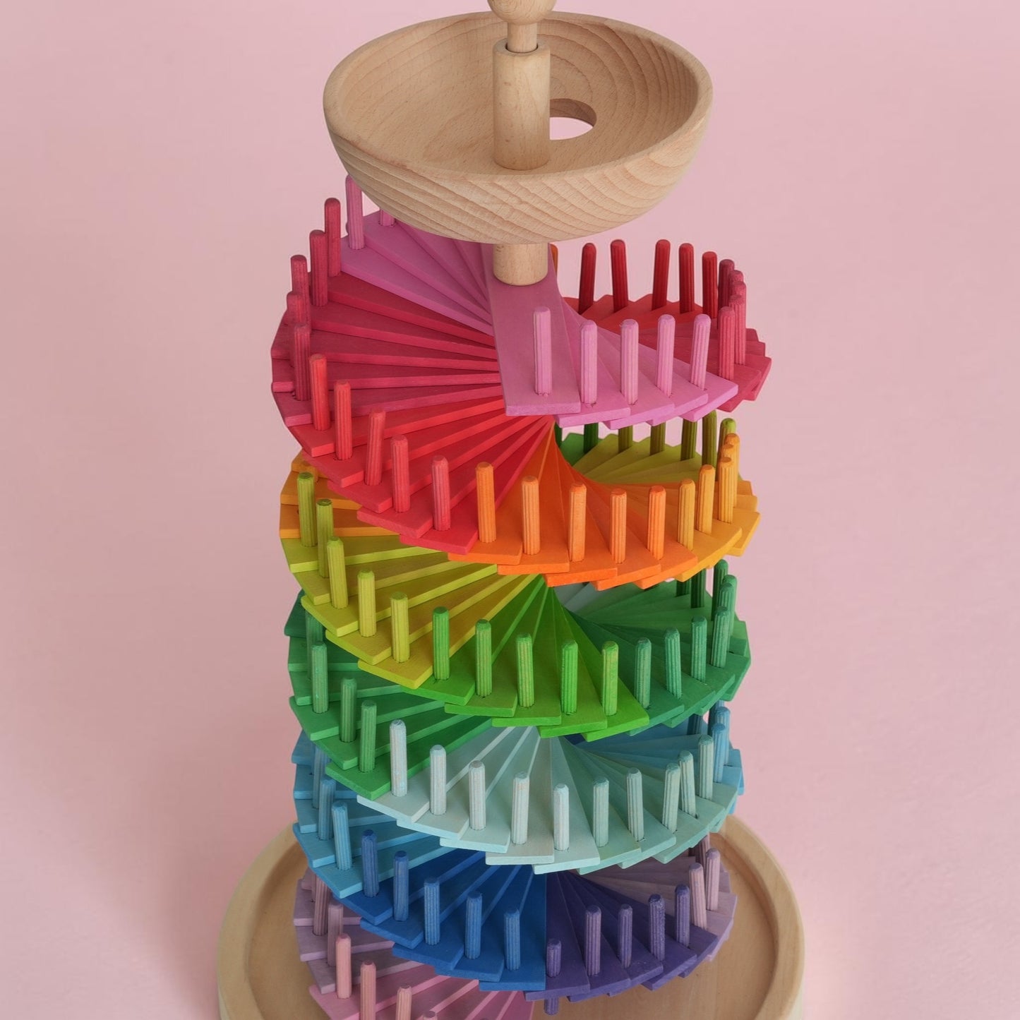 rainbow musical ball run assembly set