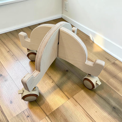 Wooden Roller Car Connector Set for Stepping Stones