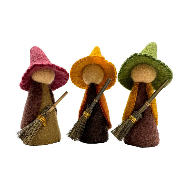 Handmade in Nepal 100% Wool Felt Foods Play Set for Pretend Cooking and Farmer Market Play