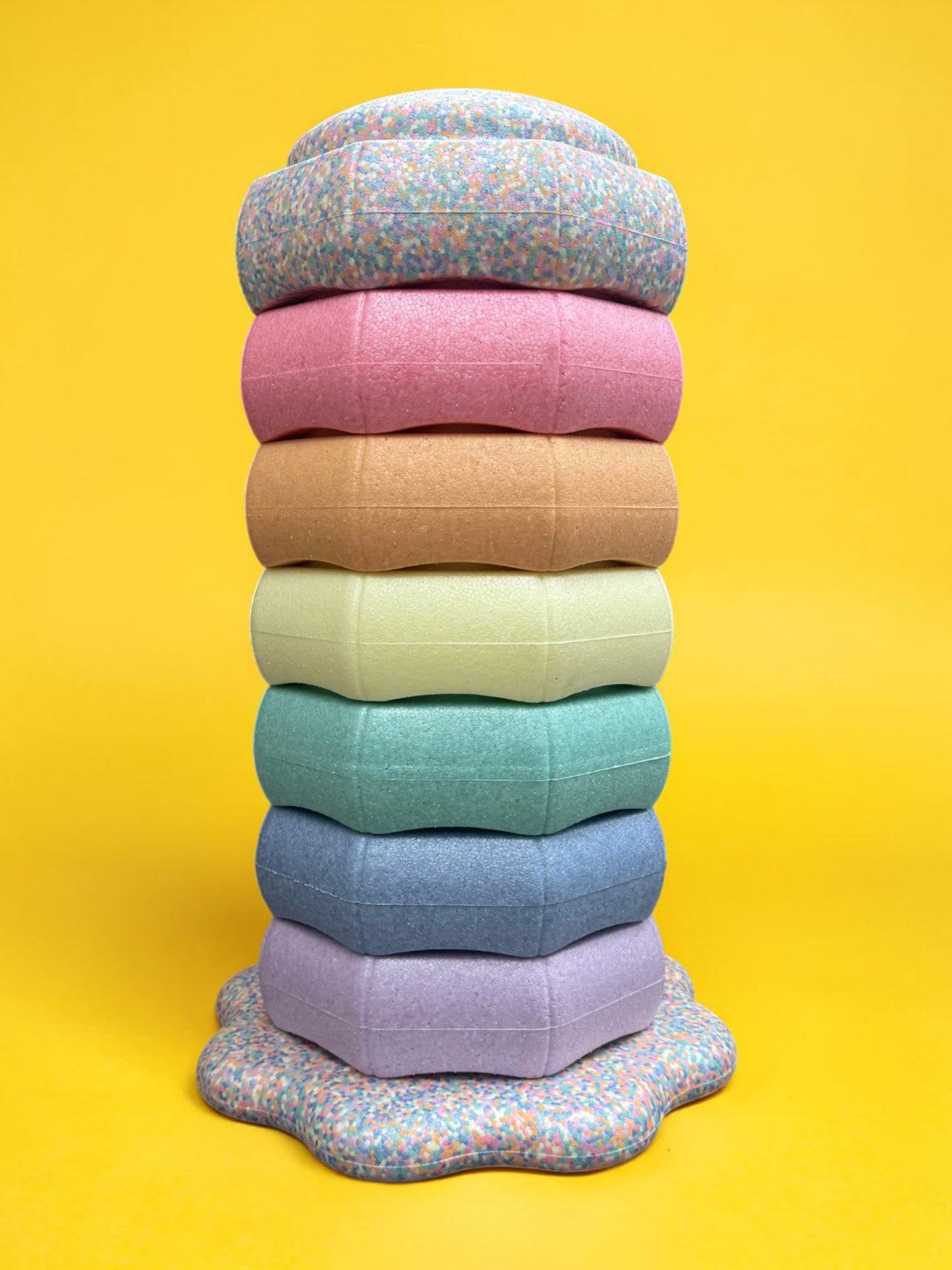 pastel confetti stepping stone (single piece)