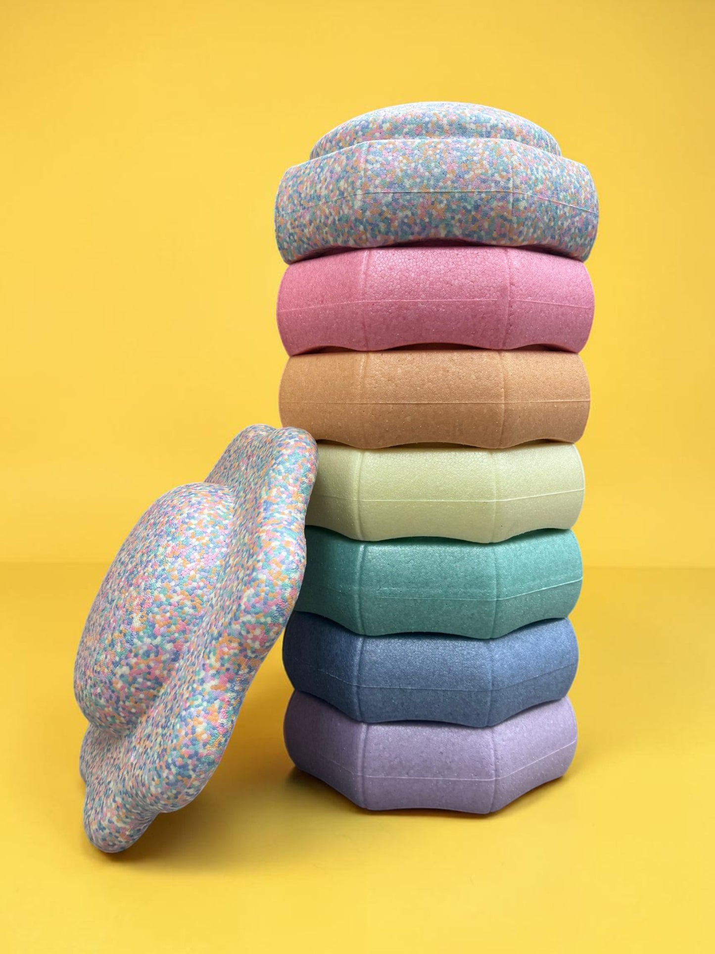 pastel confetti stepping stone (single piece)