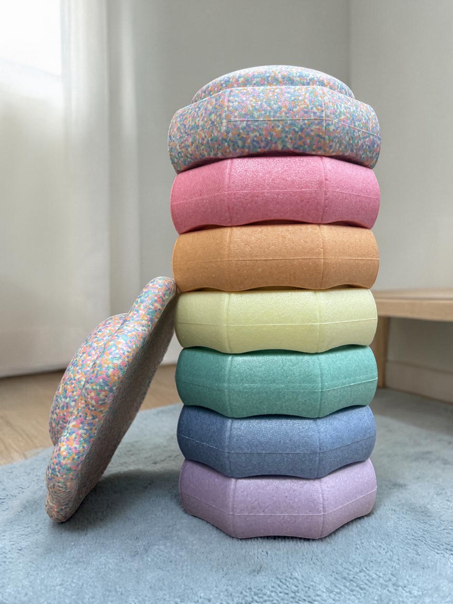 pastel confetti stepping stone (single piece)