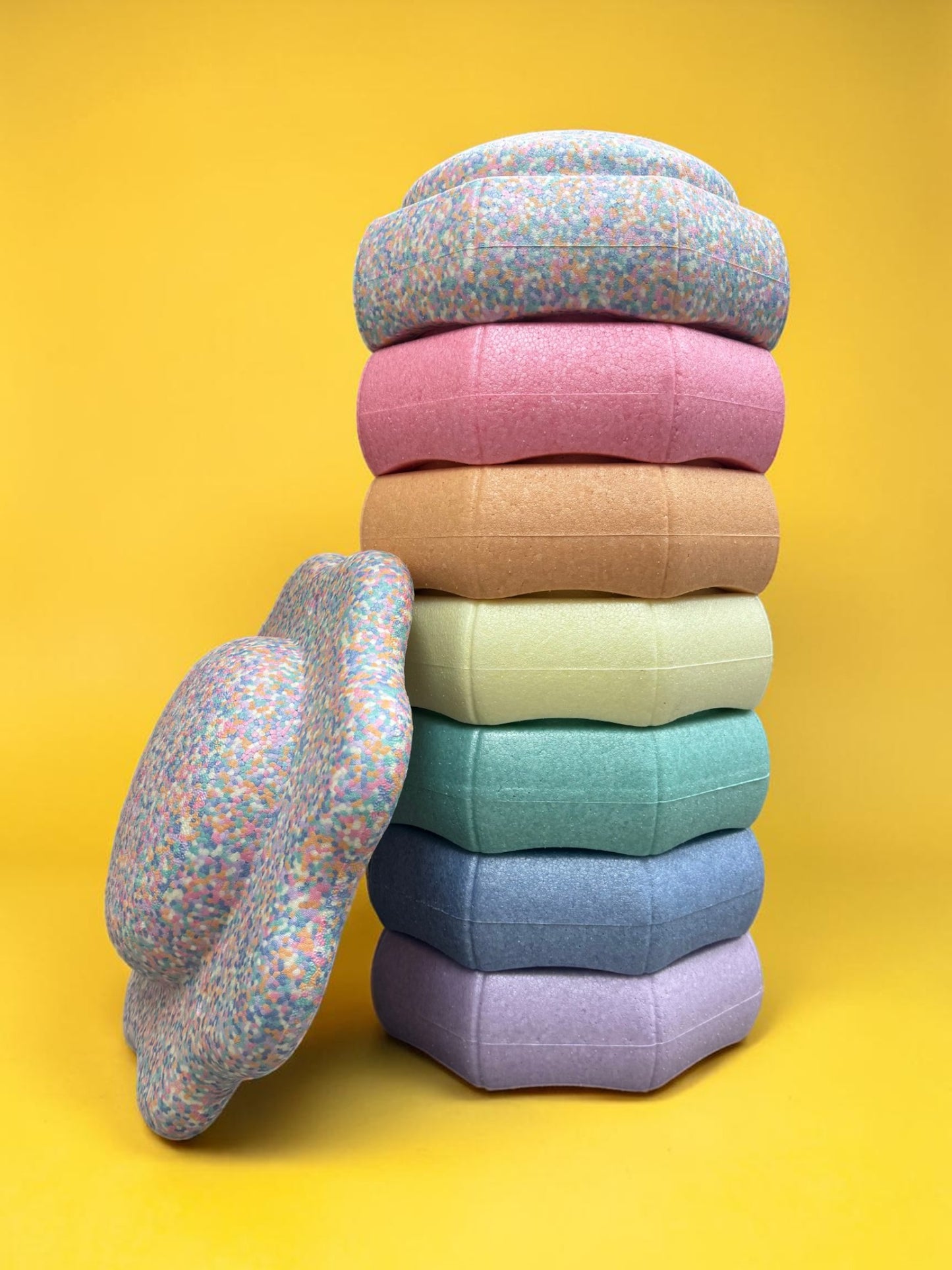 pastel confetti stepping stone (single piece)