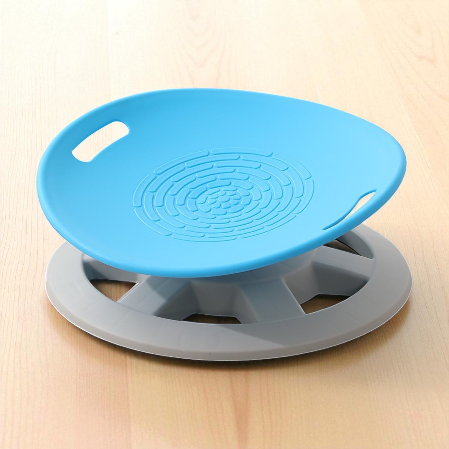 upgraded sensory spinning balance chair – one-piece, no assembly needed