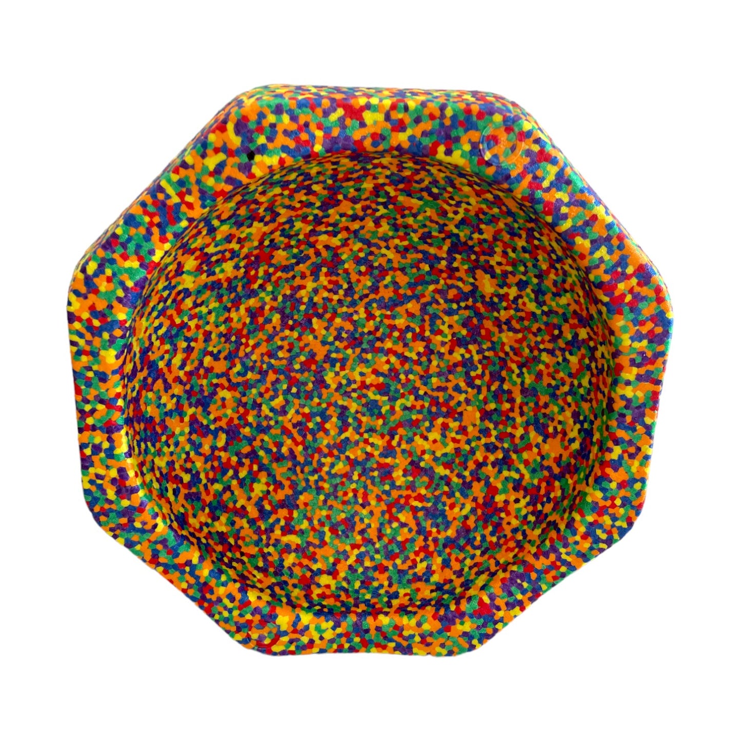 rainbow confetti stepping stone (single piece)